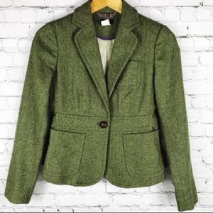 J. Crew Vintage Robert Noble Wool Tweed Blazer, 6